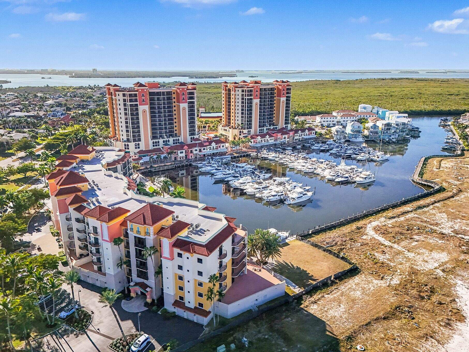 Cape Harbour, Cape Coral, Florida, aerial
