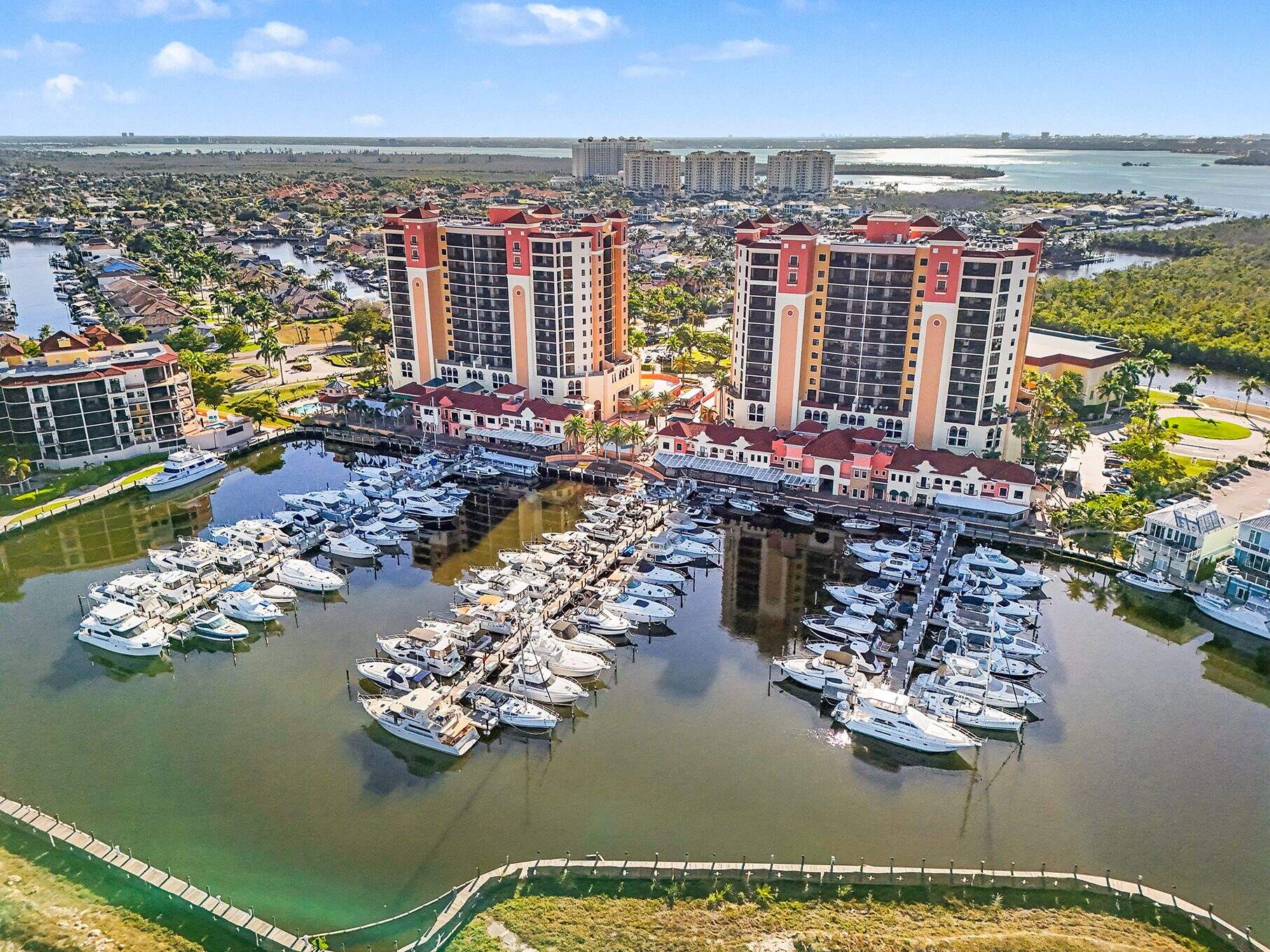 Cape Harbour, Cape Coral, Florida, aerial