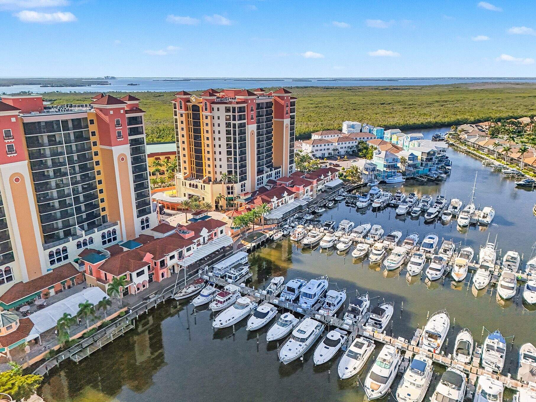 Cape Harbour, Cape Coral, Florida, aerial