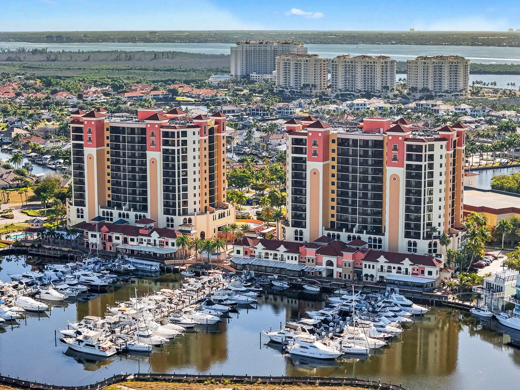 Cape Harbour, Cape Coral, Florida, aerial