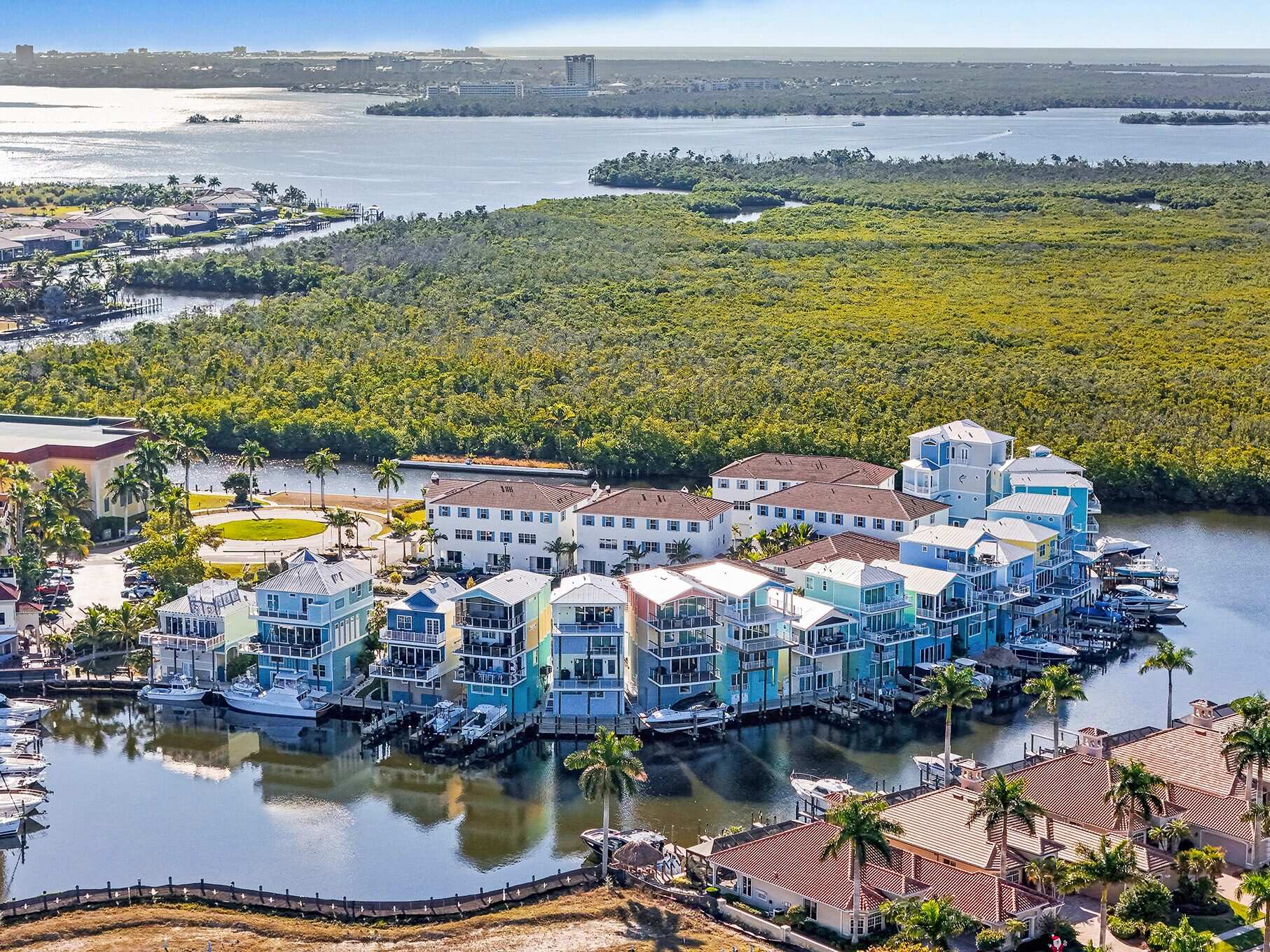 Cape Harbour, Cape Coral, Florida, aerial