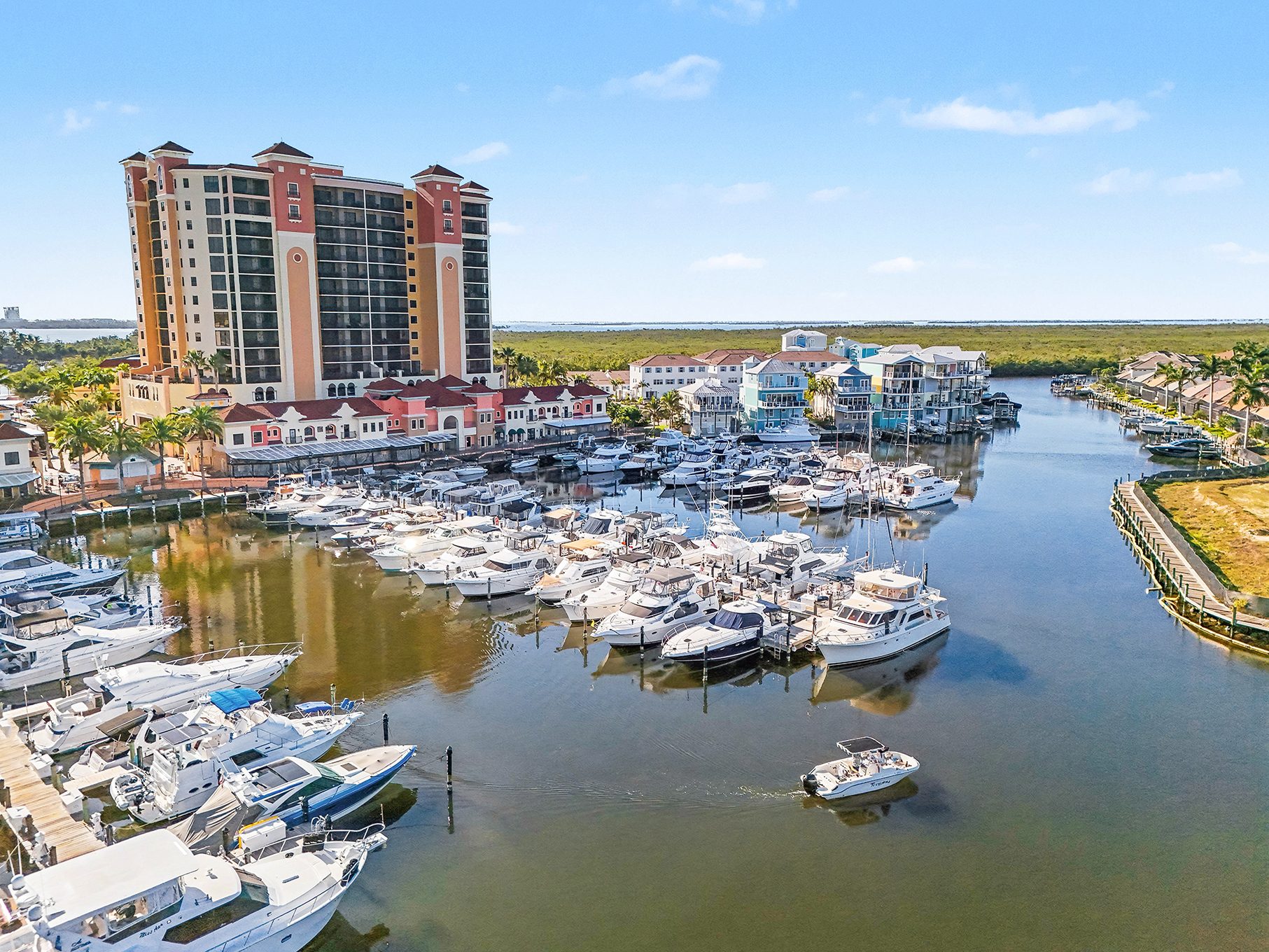 Cape Harbour, Cape Coral, Florida, aerial