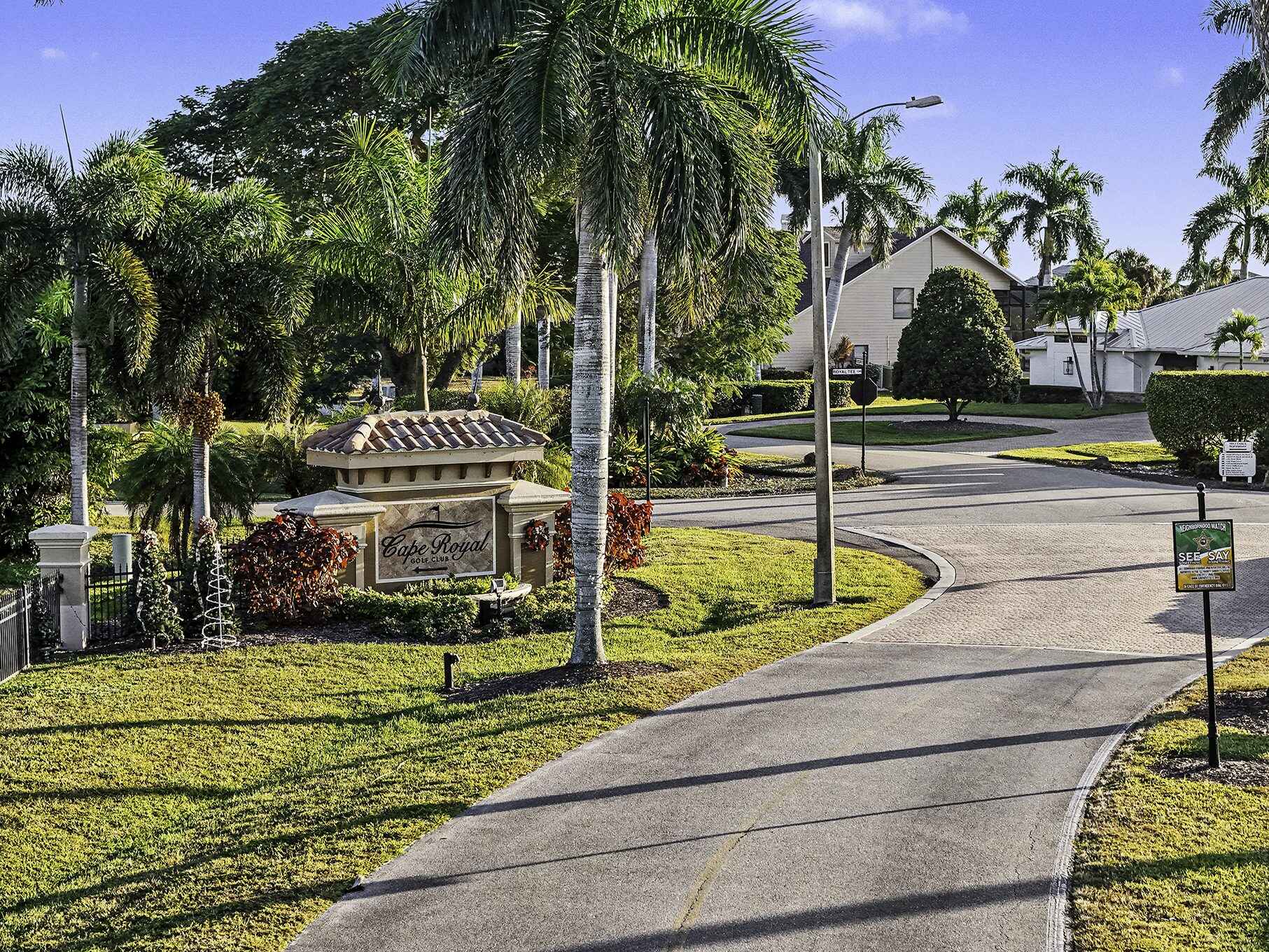 Cape Royal, Cape Coral, Florida, aerial