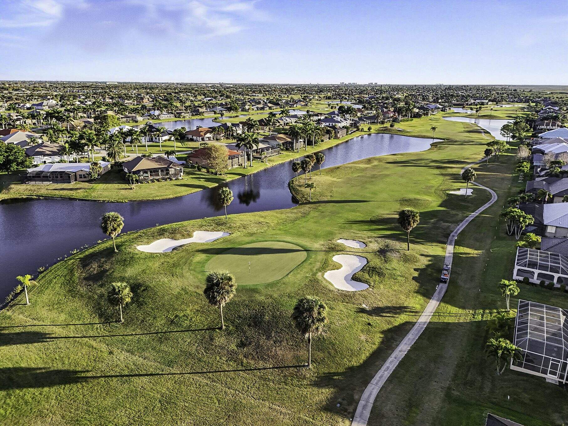 Cape Royal, Cape Coral, Florida, aerial