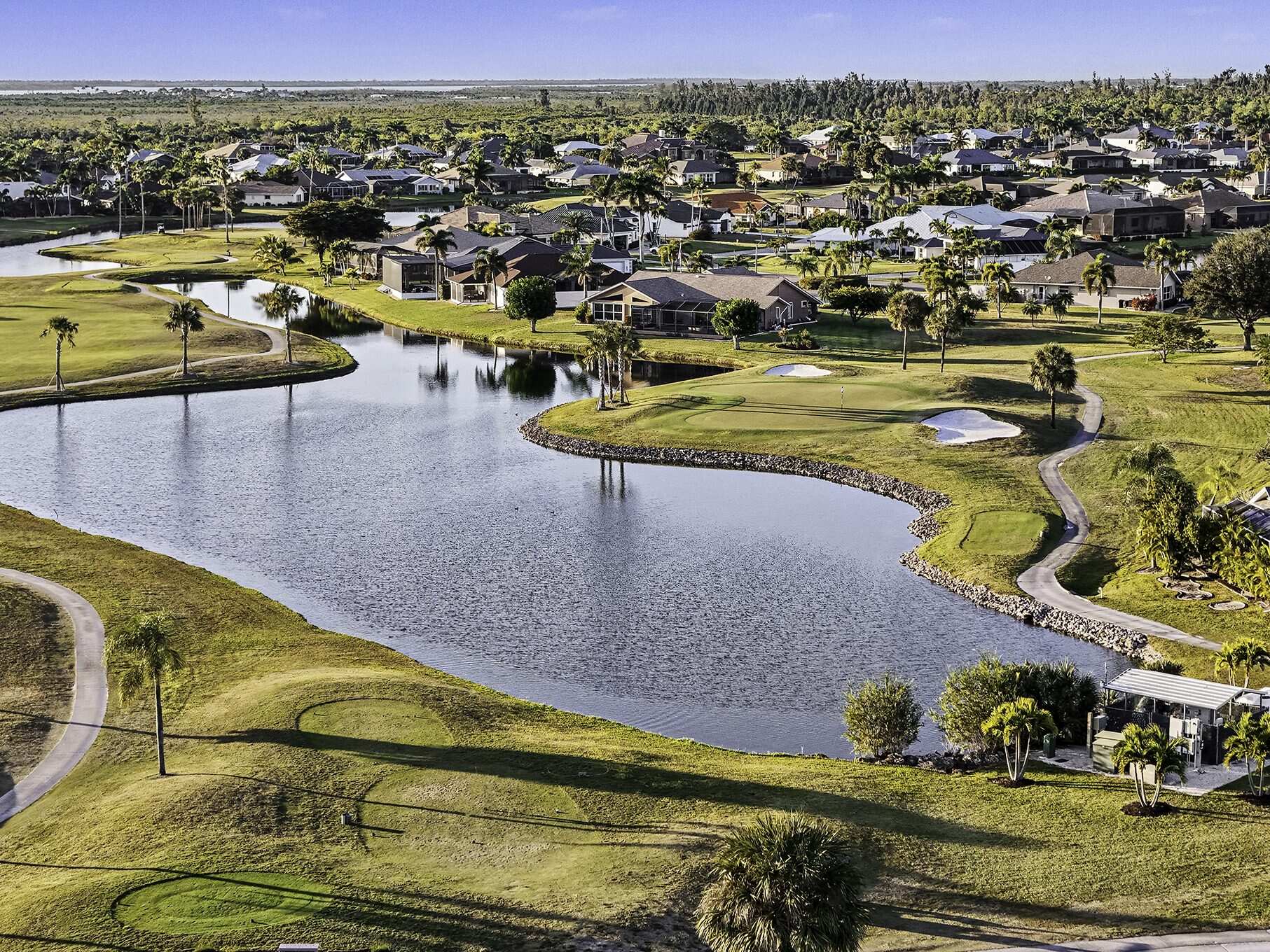 Cape Royal, Cape Coral, Florida, aerial