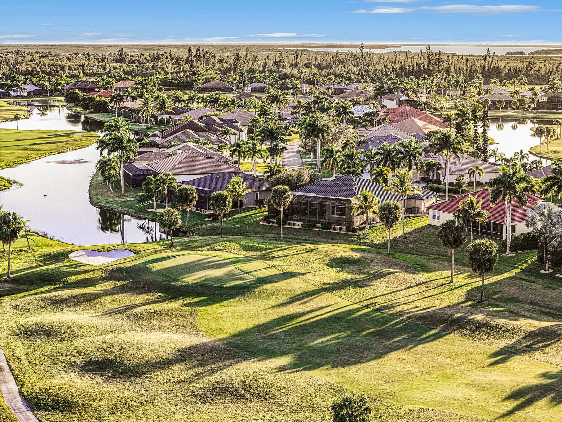 Cape Royal, Cape Coral, Florida, aerial
