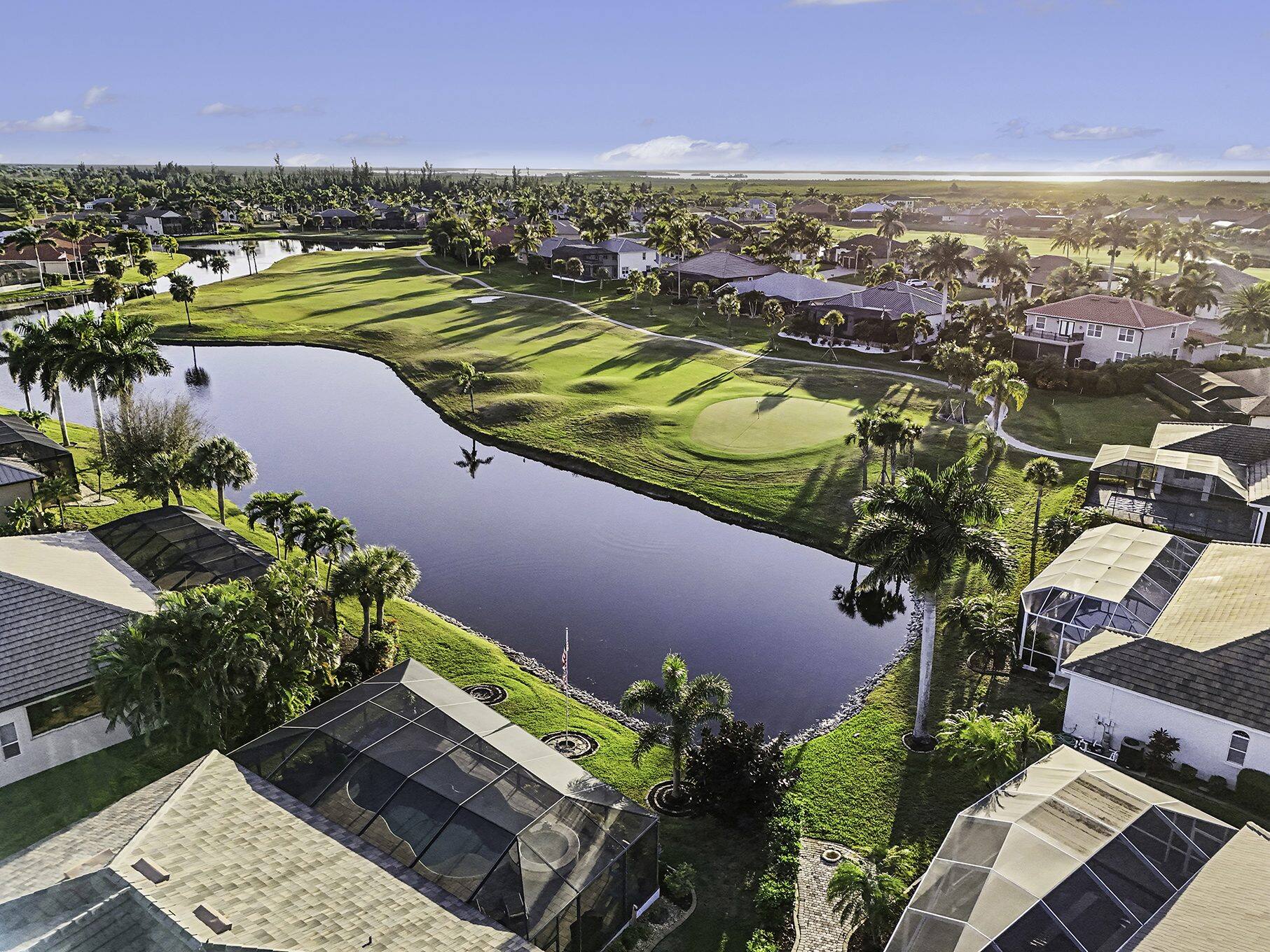 Cape Royal, Cape Coral, Florida, aerial