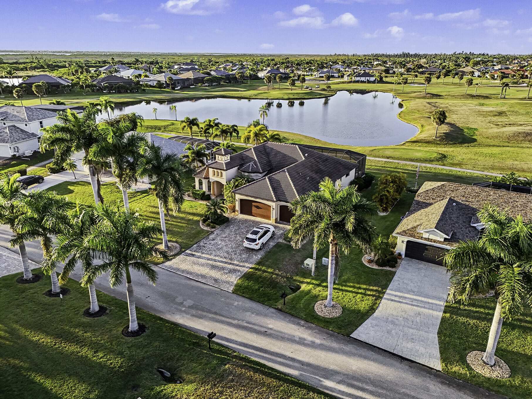 Cape Royal, Cape Coral, Florida, aerial