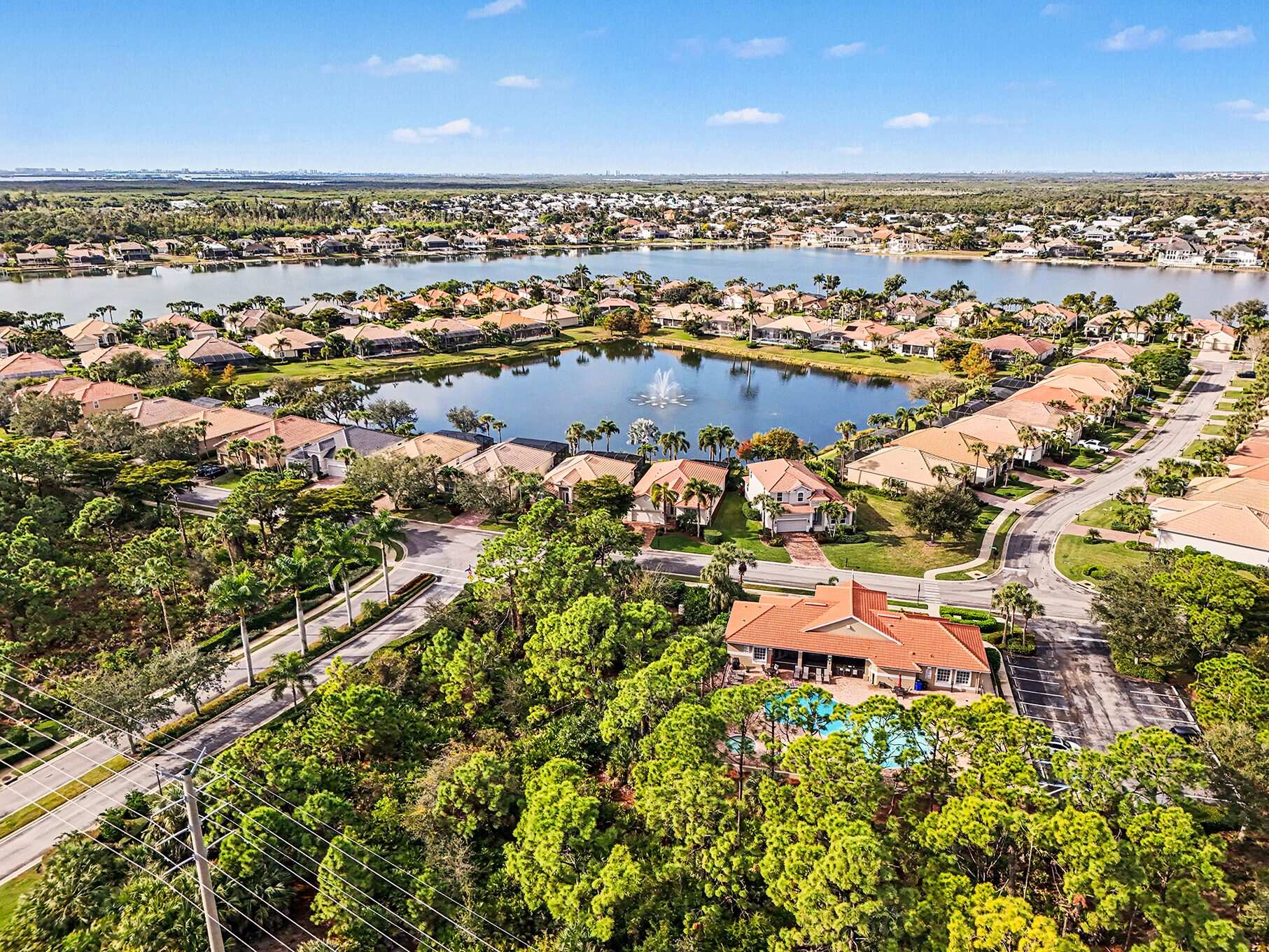 Emerson Square, Fort Myers, Florida, aerial