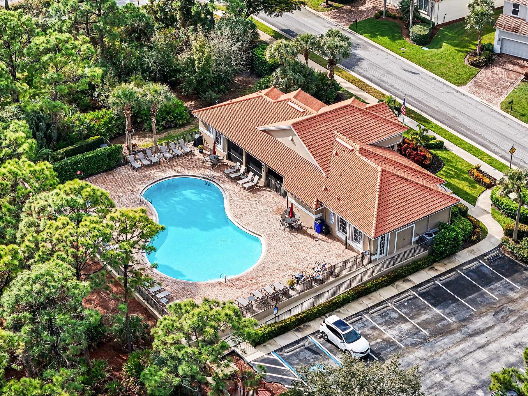 Emerson Square, Fort Myers, Florida, aerial