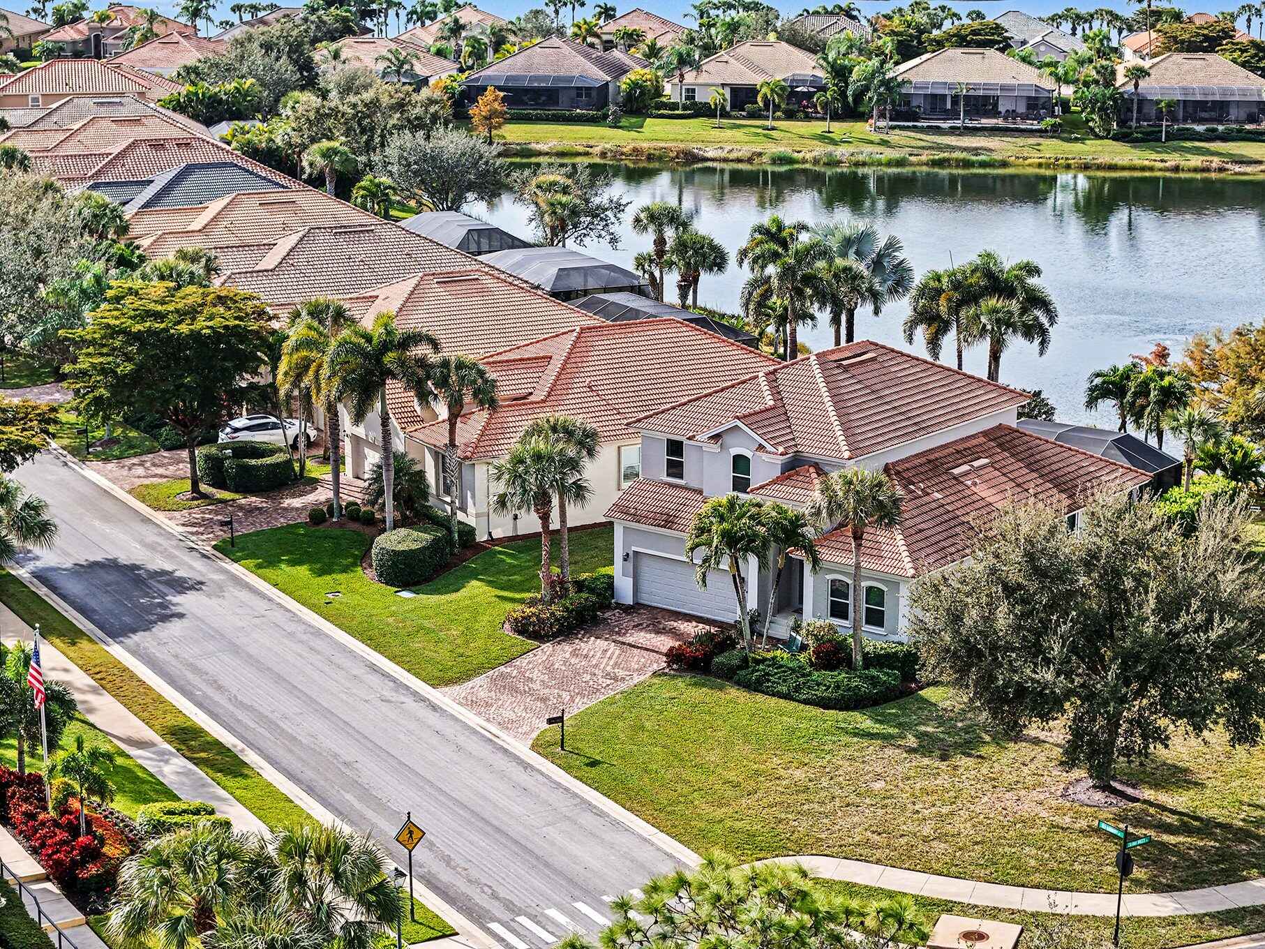 Emerson Square, Fort Myers, Florida, aerial