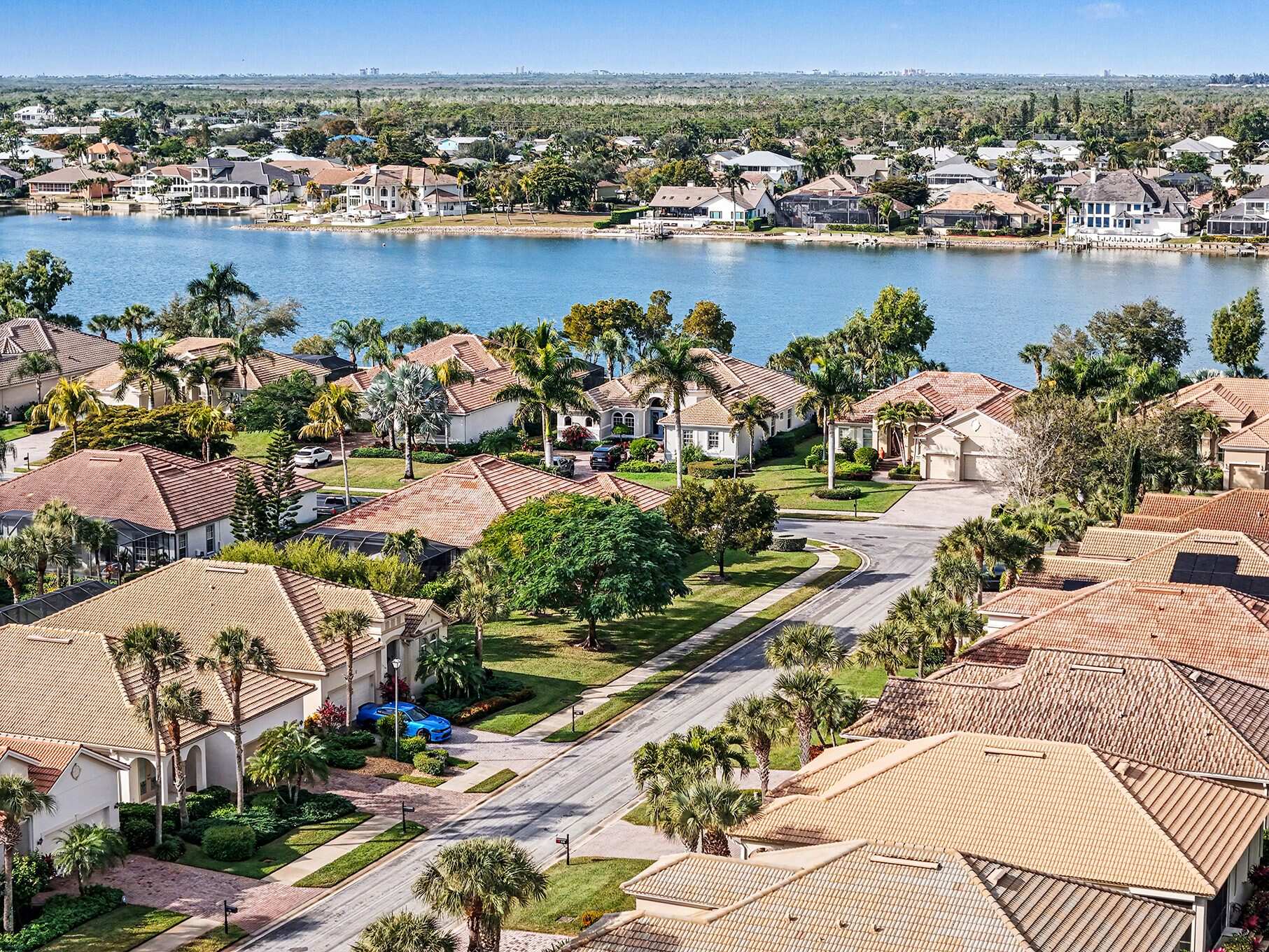 Emerson Square, Fort Myers, Florida, aerial