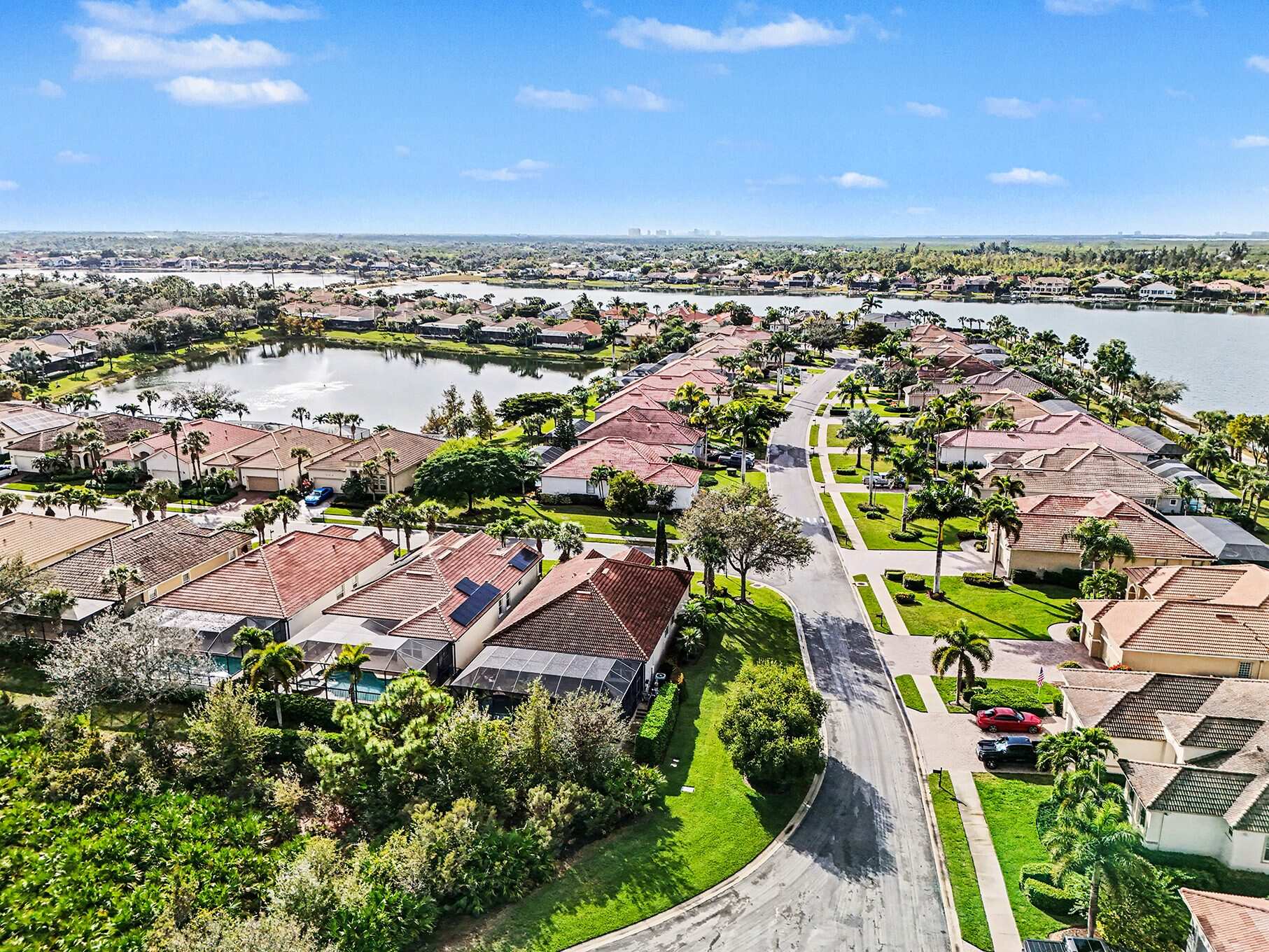 Emerson Square, Fort Myers, Florida, aerial