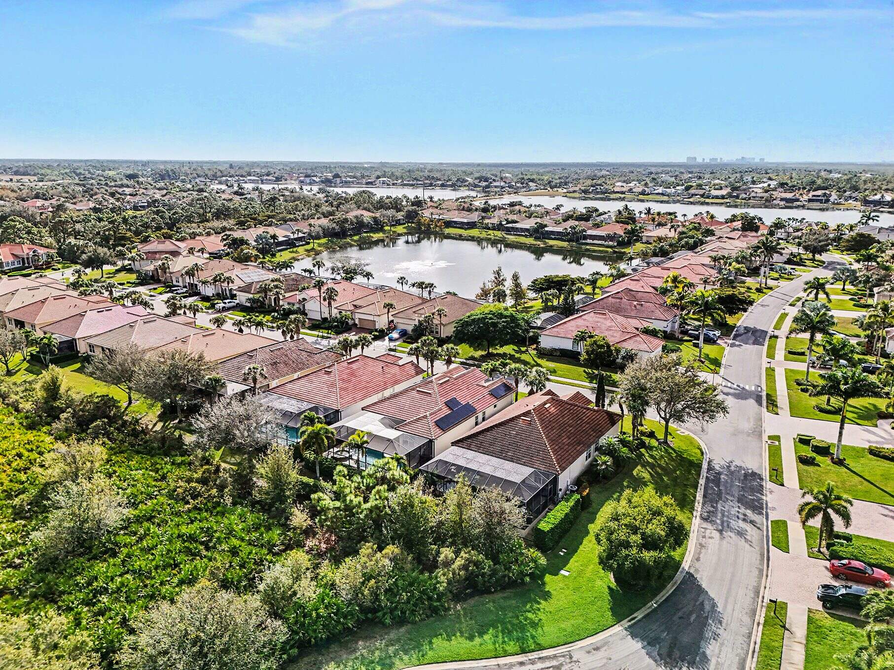 Emerson Square, Fort Myers, Florida, aerial