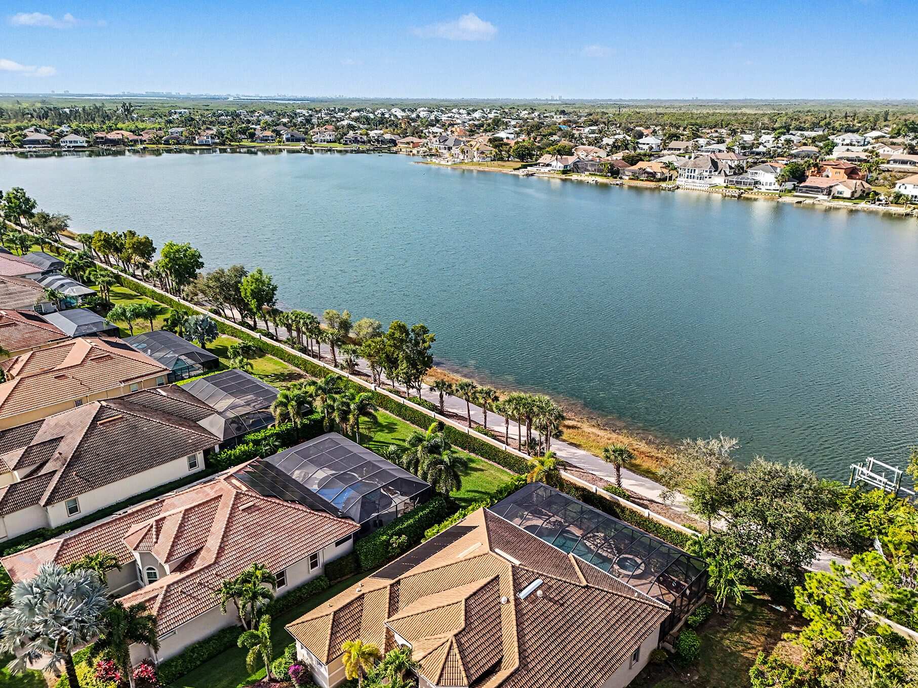 Emerson Square, Fort Myers, Florida, aerial