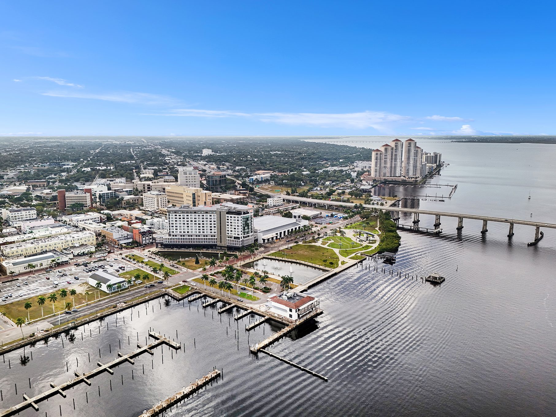 Fort Myers, Fort Myers, Florida, aerial