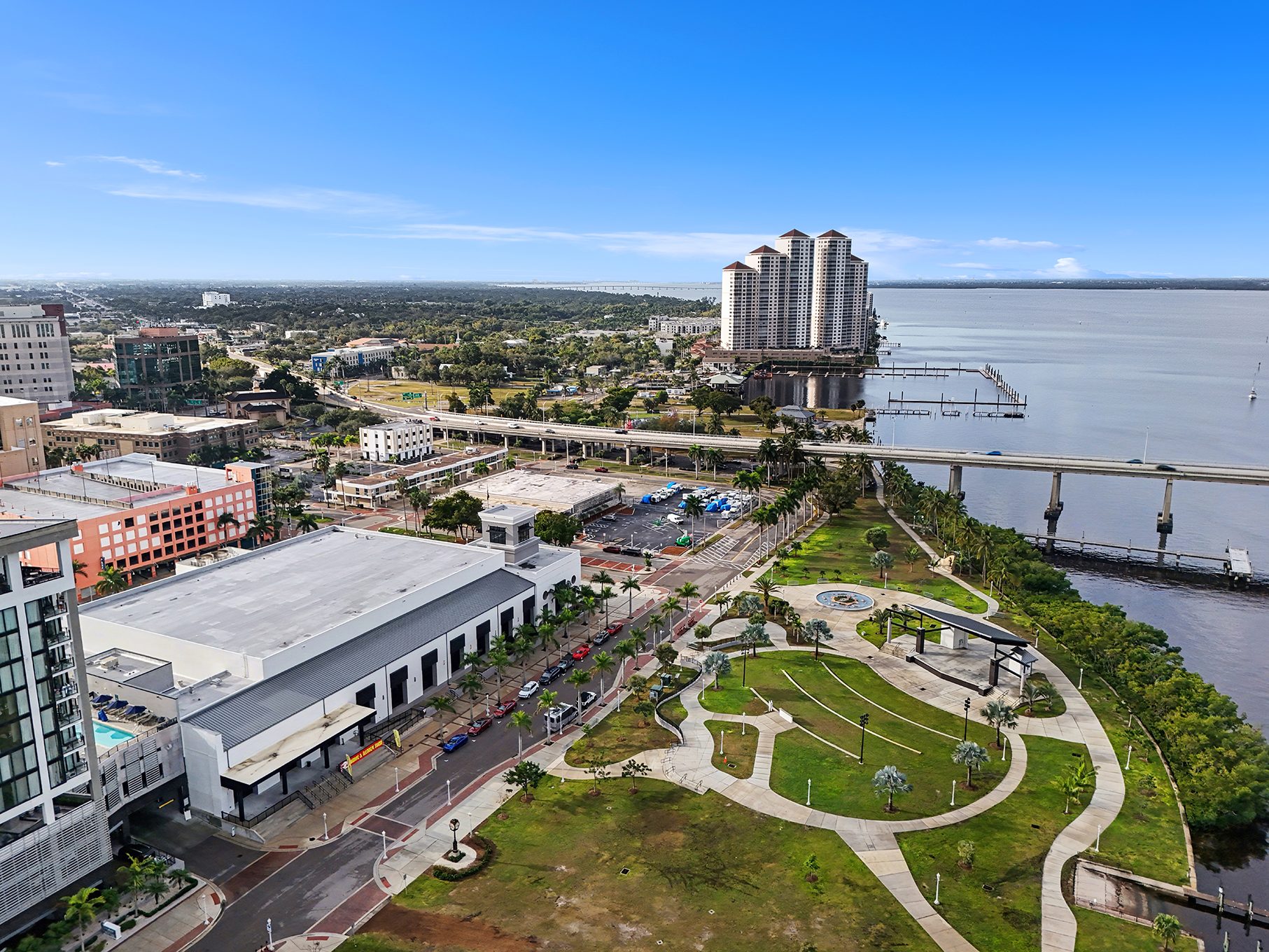 Fort Myers, Fort Myers, Florida, aerial