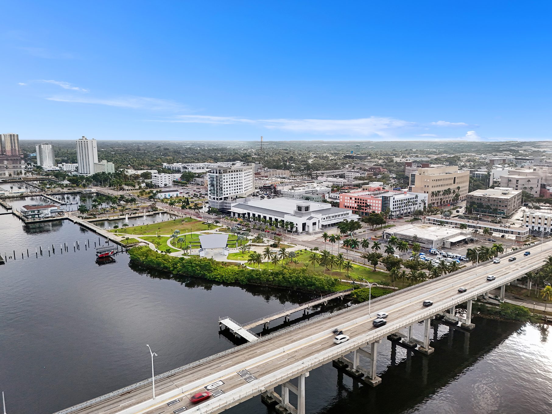 Fort Myers, Fort Myers, Florida, aerial