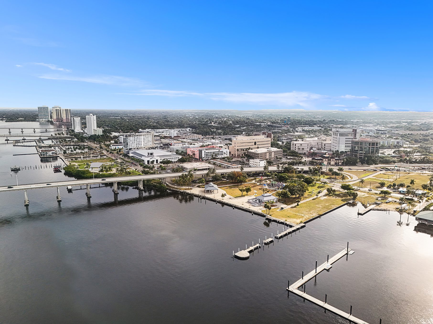 Fort Myers, Fort Myers, Florida, aerial