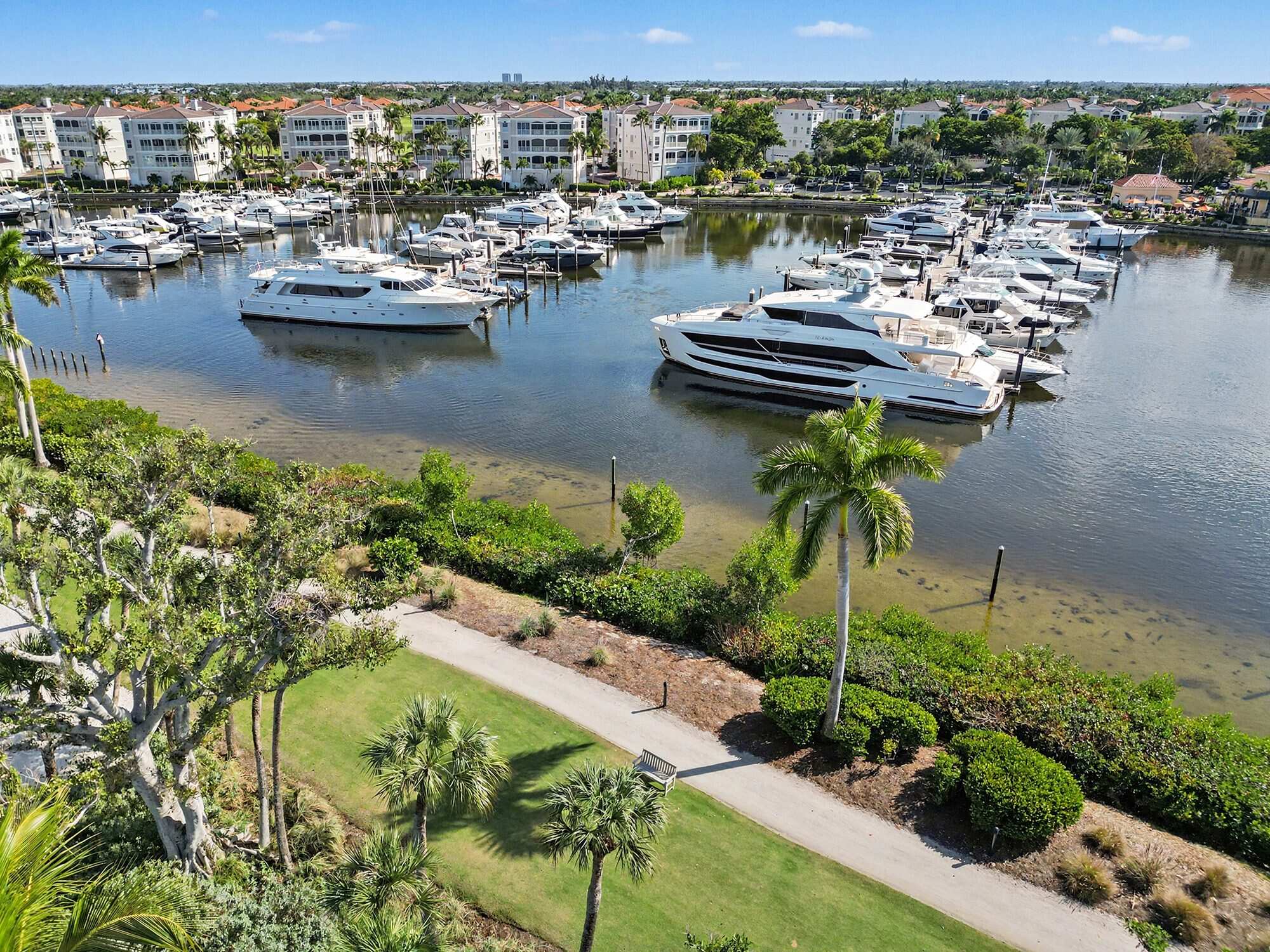 Gulf Harbour Yacht and Country Club, Fort Myers, Florida, aerial