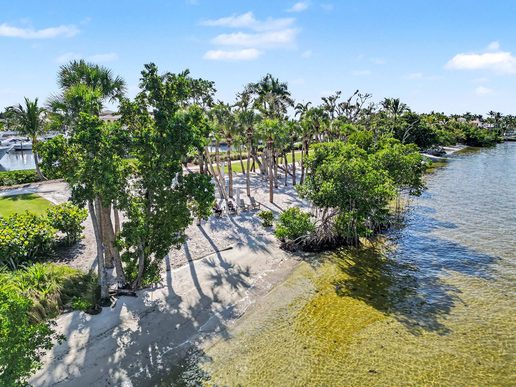 Gulf Harbour Yacht and Country Club, Fort Myers, Florida, aerial
