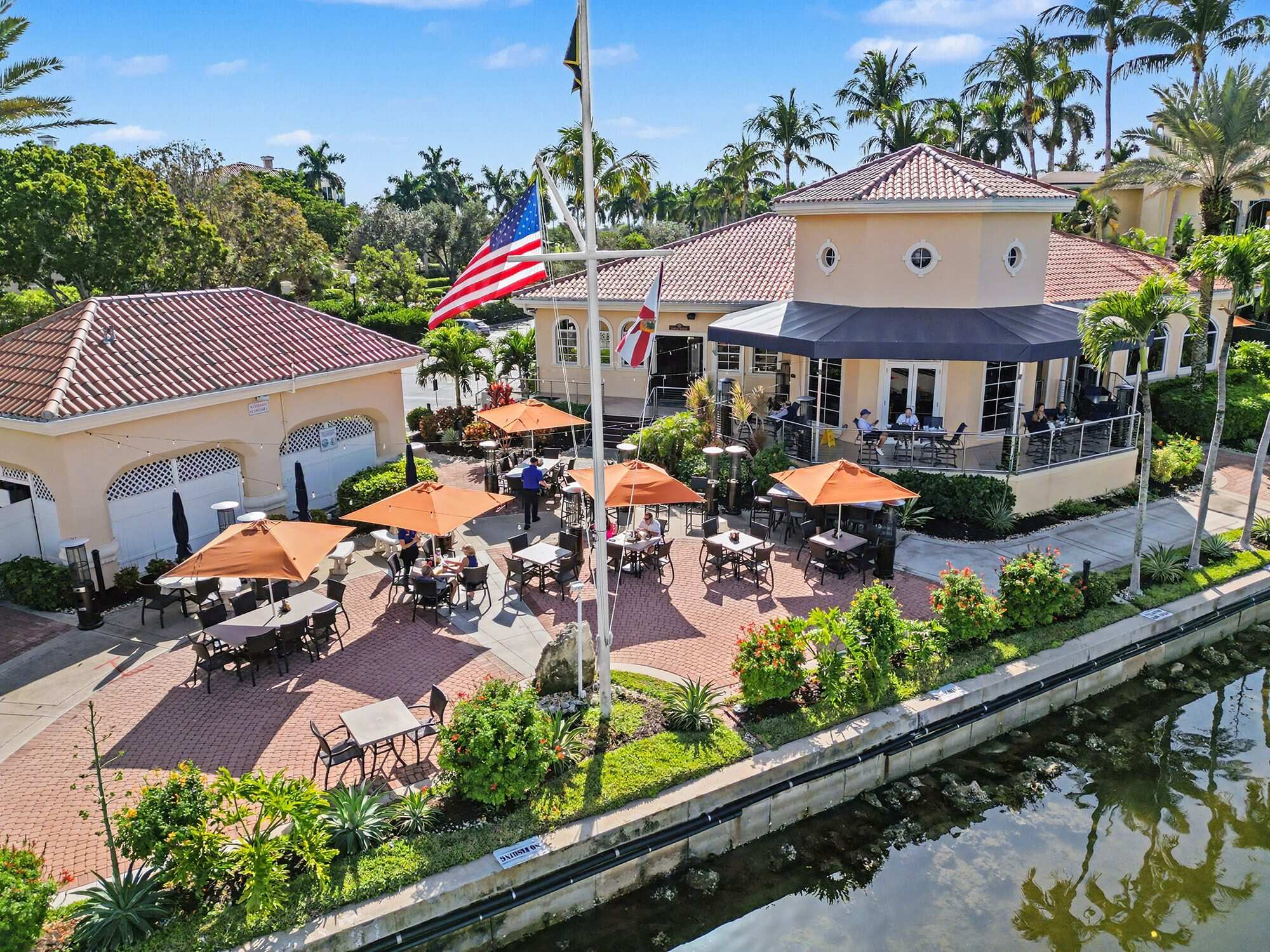 Gulf Harbour Yacht and Country Club, Fort Myers, Florida, aerial