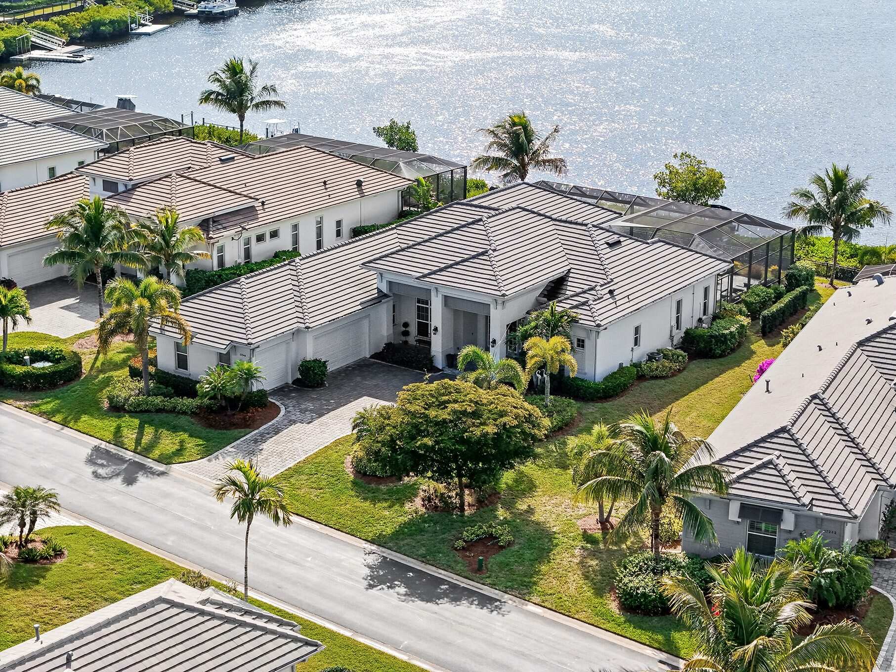 Hidden Harbor, Fort Myers, Florida, aerial