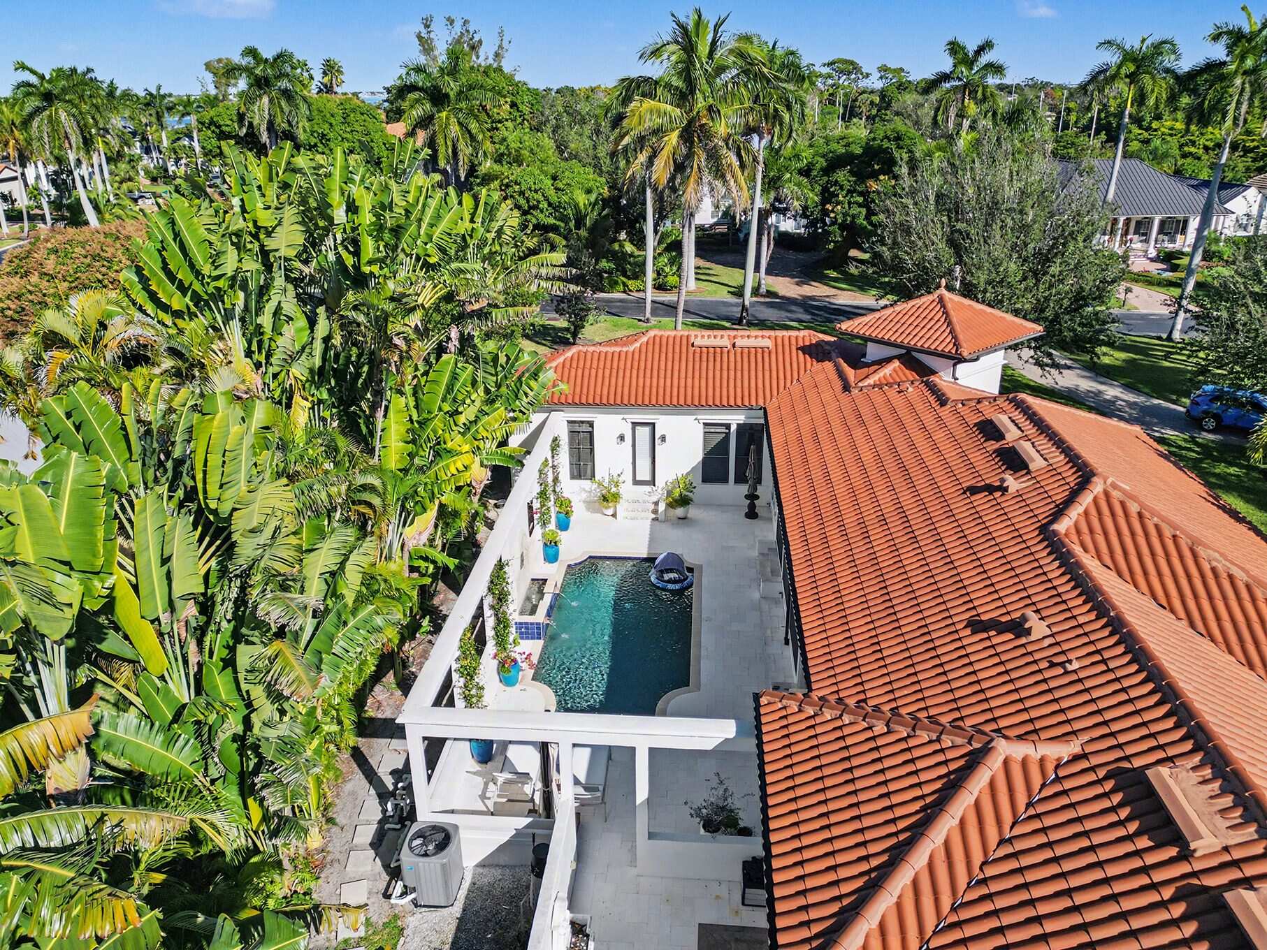 Magnolia Pointe, Fort Myers, Florida, aerial