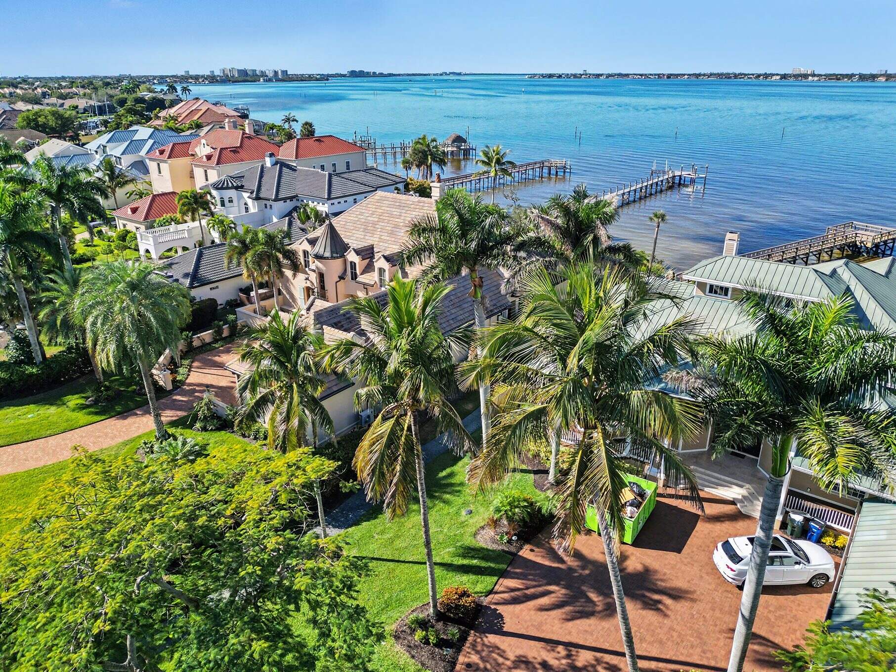 Magnolia Pointe, Fort Myers, Florida, aerial