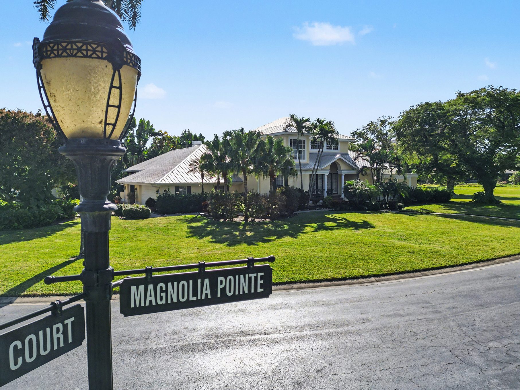 Magnolia Pointe, Fort Myers, Florida, aerial