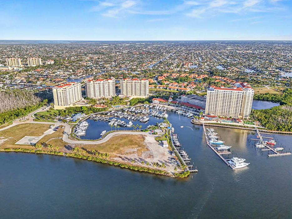 Tarpon Landings, Cape Coral, Florida, aerial