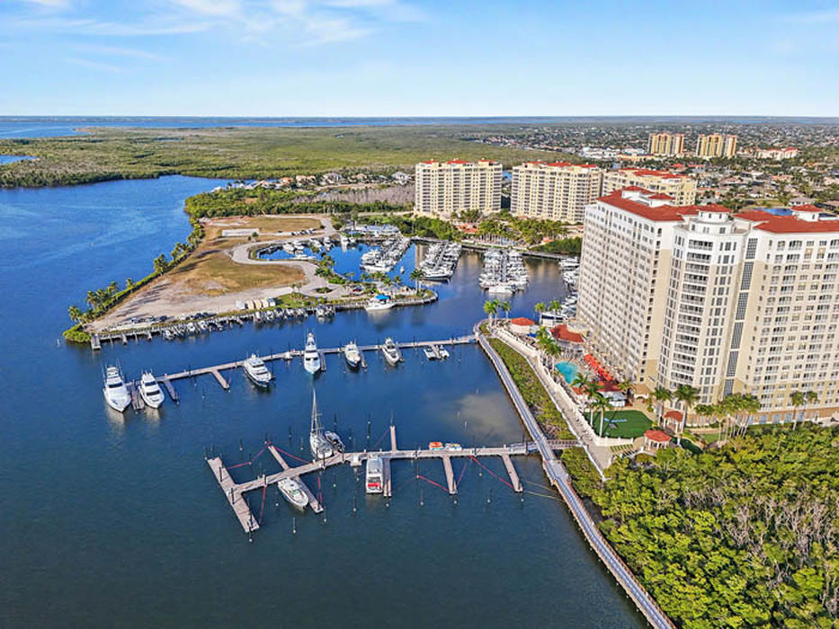 Tarpon Point Marina, Cape Coral, Florida, aerial
