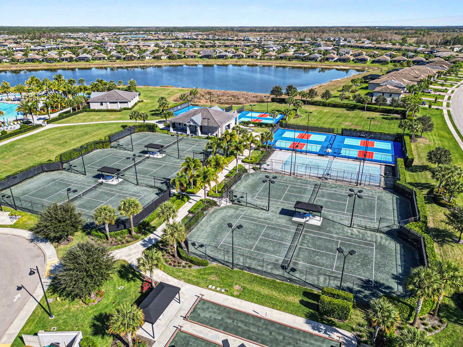 The Place at Corkscrew, Estero, Florida, aerial