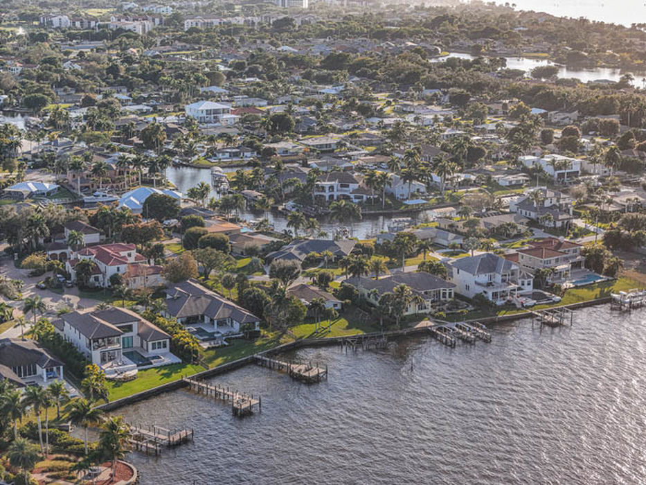Trevi, Fort Myers, Florida, aerial