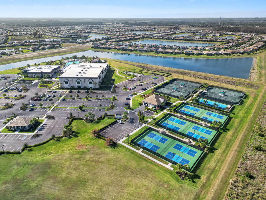 Verdana Village, Estero, Florida, aerial